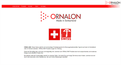 Desktop Screenshot of ornalon.ch